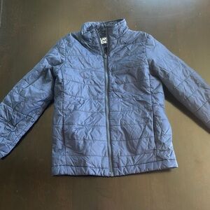 Lands' End Kids Blue Puffer Coat